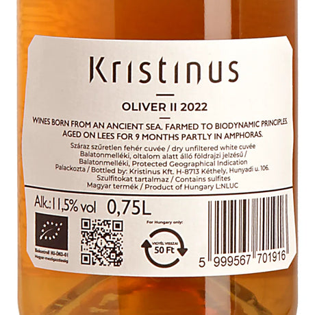 Kristinus Oliver II 2022 Back