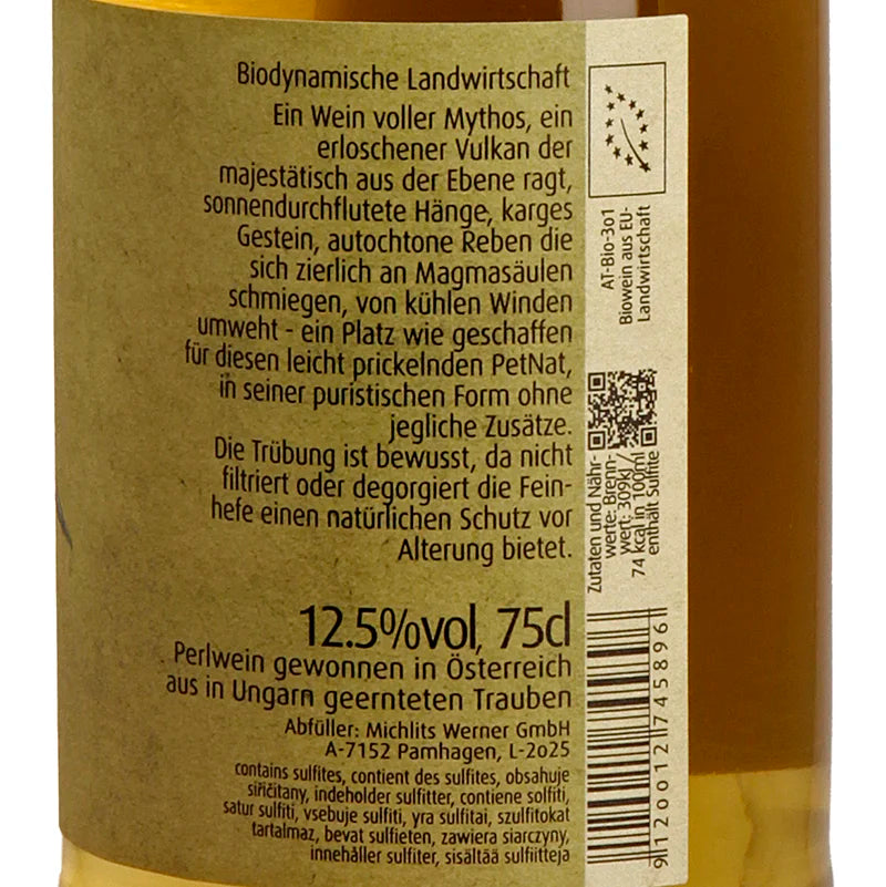 Meinklang Foam Vulkán PetNat L2025 Rück