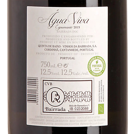 Niepoort Água Viva Espumante Bruto DOC Bairrada 2019 Label 3