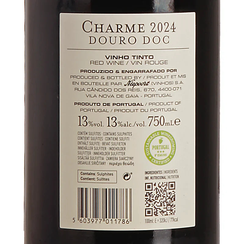 Niepoort Charme Douro DOC 2024 Back