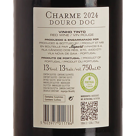 Niepoort Charme Douro DOC 2024 Back