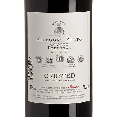 Niepoort Crusted Port DOC Vinho do Porto Label