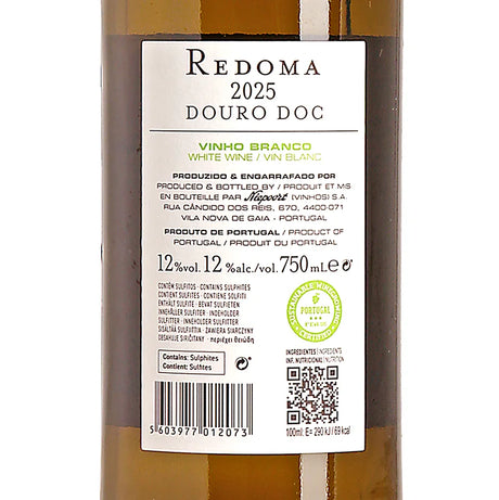 Niepoort Redoma Branco Douro DOC 2025 Back