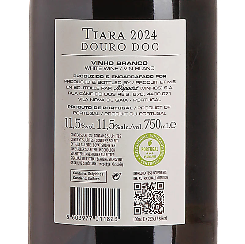 Niepoort Tiara Branco Douro DOC 2024 Back