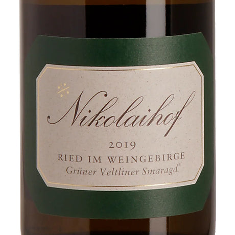 Nikolaihof IM WEINGEBIRGE Grüner Veltliner Smaragd 2019 Label