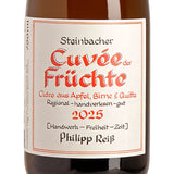 Philipp Reiß Steinbacher Cuvée der Früchte Cidre 2025 Label