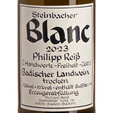 Philipp Reiß Steinbacher Blanc 2023 Label