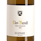 Seckinger Clos Basalt Forst Riesling trocken 2025 Label