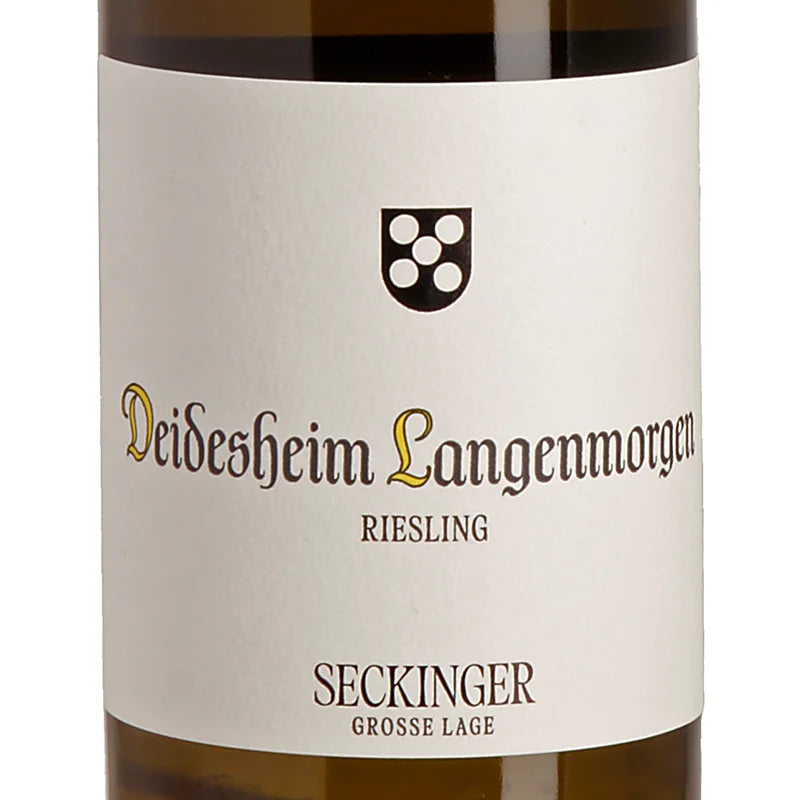 Seckinger DEIDESHEIM LANGENMORGEN Riesling Große Lage trocken 2024 label