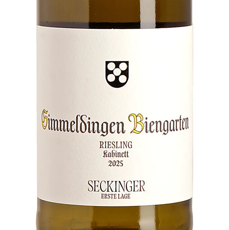 Seckinger GIMMELDINGER BIENGARTEN Riesling Kabinett 2025 Label