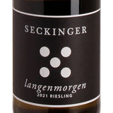 Seckinger DEIDESHEIM LANGENMORGEN Riesling trocken 2021 label