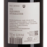 Seckinger Maikammer Spätburgunder 2024 Back