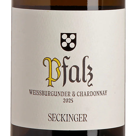 Seckinger Pfalz Weißburgunder-Chardonnay 2025 Label
