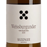 Seckinger Weißburgunder vom Kalkstein trocken 2025 Label