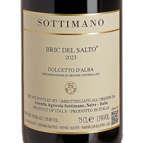 Sottimano Bric Del Salto Dolcetto d'Alba DOC 2023 Label