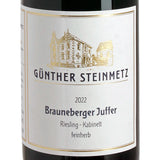 Günther Steinmetz BRAUNEBERGER JUFFER Riesling Kabinett feinherb 2022 label