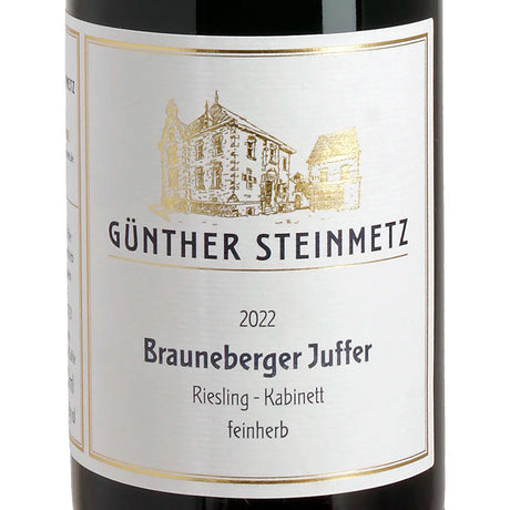 Günther Steinmetz BRAUNEBERGER JUFFER Riesling Kabinett feinherb 2022 label