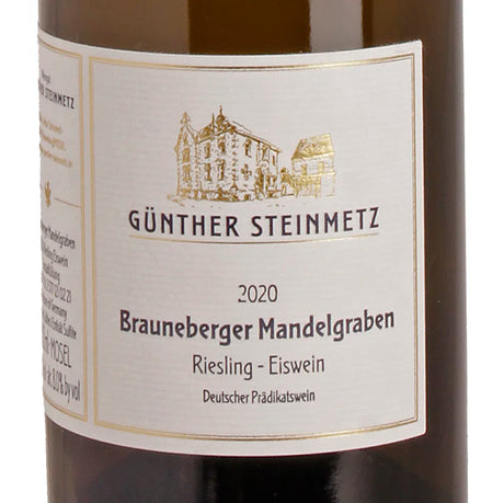 Günther Steinmetz BRAUNEBERGER MANDELGRABEN Riesling Eiswein 2020 label