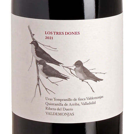 Valdemonjas Los Tres Dones DO Ribera del Duero 2021 Label
