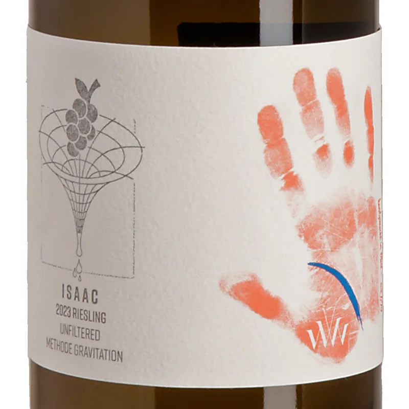 Wagner von Wohlgemuthheim ISAAC Riesling unfiltered 2023 Label