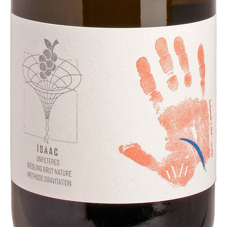 Wagner von Wohlgemuthheim ISAAC Riesling Brut Nature unfiltered Label