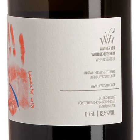 Wagner von Wohlgemuthheim ISAAC Riesling Brut Nature unfiltered Back