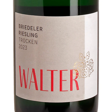 Walter Briedeler Riesling trocken 2023 Label