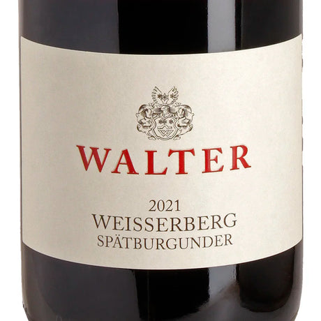 Walter BRIEDELER WEISSERBERG Spätburgunder 2021 Label