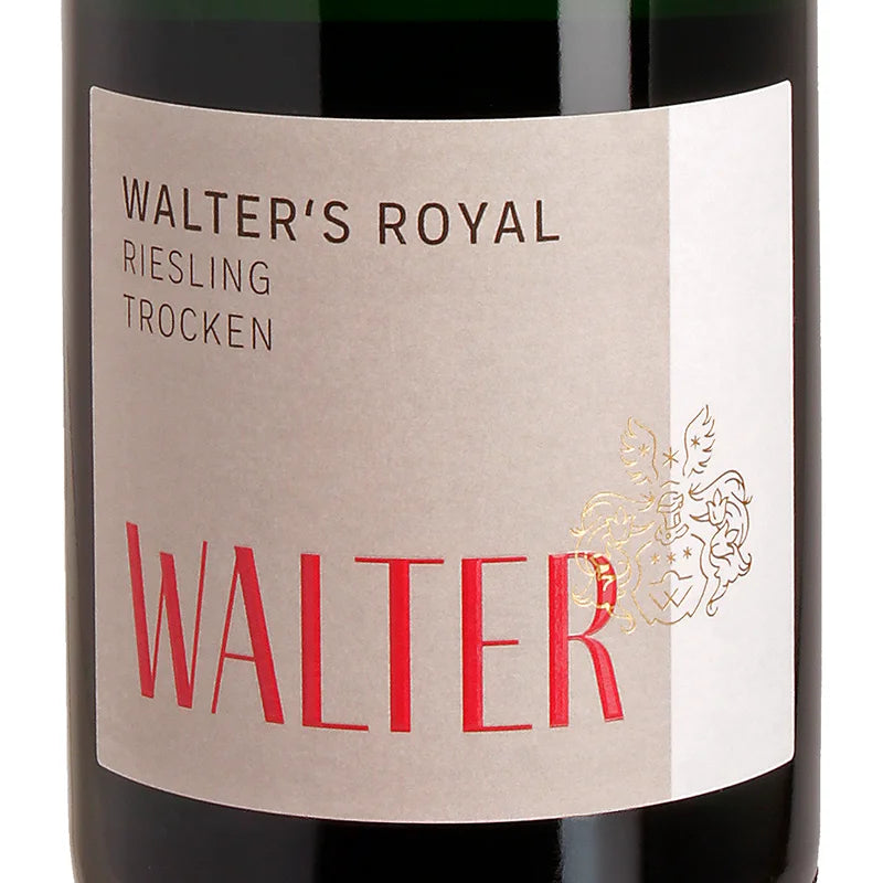 Walter Winzersekt Walter's Royal Riesling trocken Label