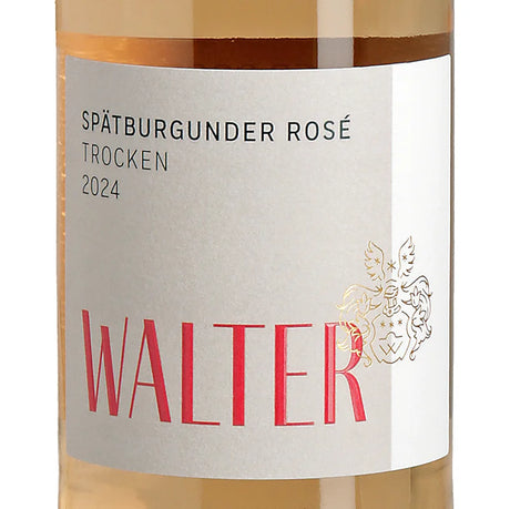 Walter Spätburgunder Rosé trocken 2024 Label