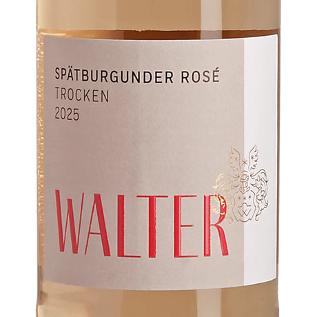 Walter Spätburgunder Rosé trocken 2025 Label