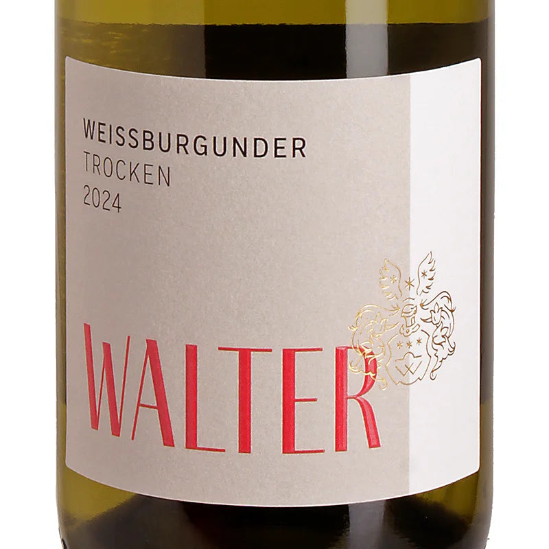 Walter Weissburgunder trocken 2024 Label