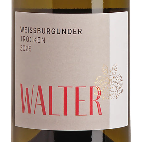 Walter Weissburgunder trocken 2025 Label