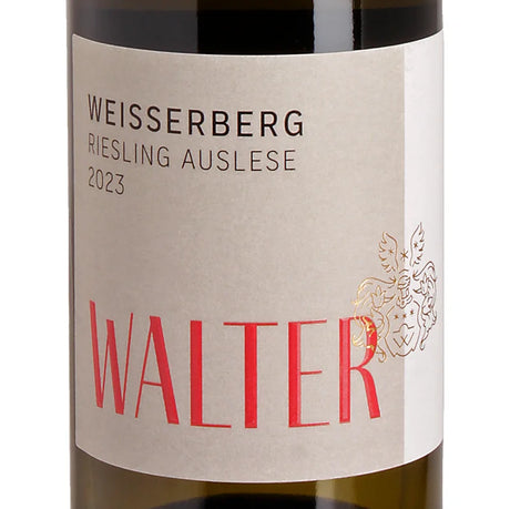 Walter WEISSERBERG Riesling Auslese 2023 Label