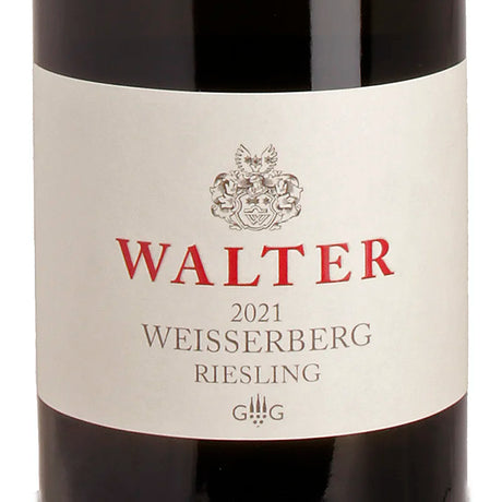 Walter BRIEDELER WEISSERBERG Riesling trocken Großes Gewächs 2021 Label