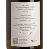 Weingut Schuh KAPITELBERG Riesling Halbstück trocken 2023 back