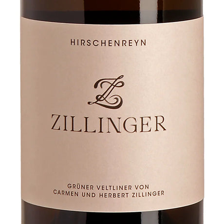 Herbert Zillinger HIRSCHENREYN Grüner Veltliner 2024 Label