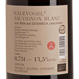 Herbert Zillinger KALKVOGEL Sauvignon Blanc 2023 Back