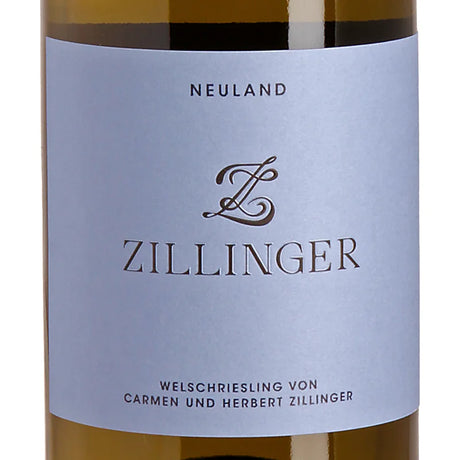Herbert Zillinger Neuland Welschriesling 2025 Label