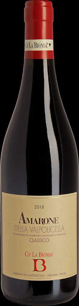 Ca'La Bionda Amarone della Valpolicella Classico DOCG 2018