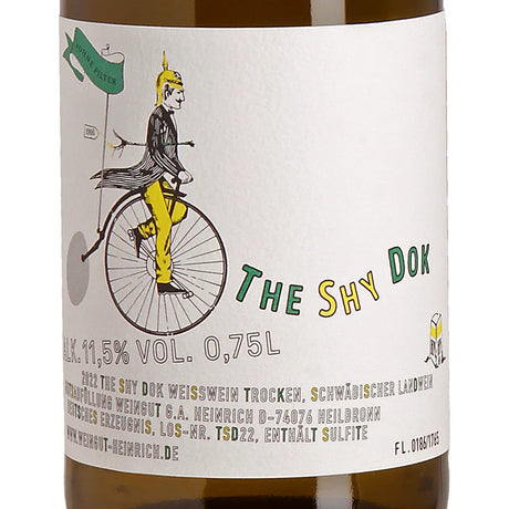 G.A. Heinrich THE SHY DOK Weisswein trocken 2022 label