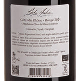 Domaine Roche-Audran Côtes du Rhône Rouge AOC 2024 back