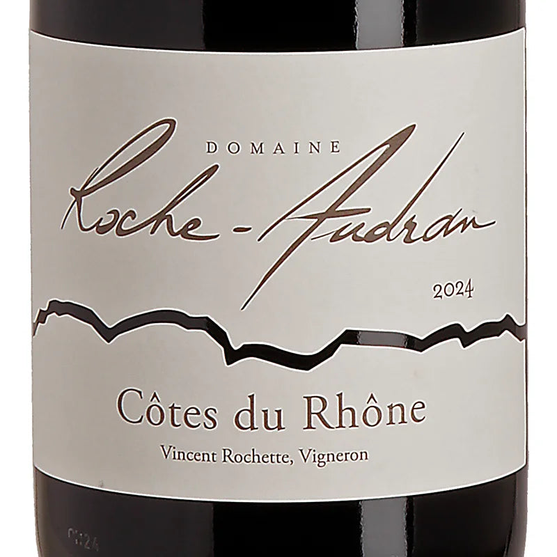 Domaine Roche-Audran Côtes du Rhône Rouge AOC 2024 label